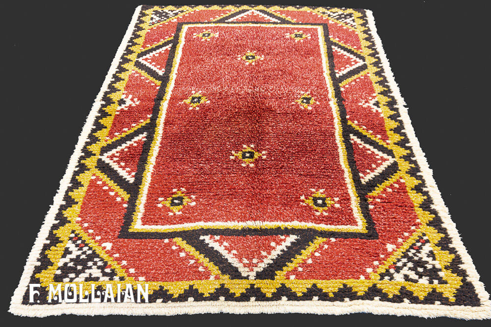 Vintage Rya Swedish Rug n°:26598234